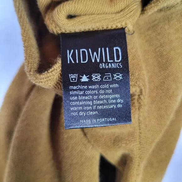 Kidwild Kids Romper Jumper Size 4-5Y Green Short Sleeve Terry Cloth Casual Boho - Picture 3 of 5